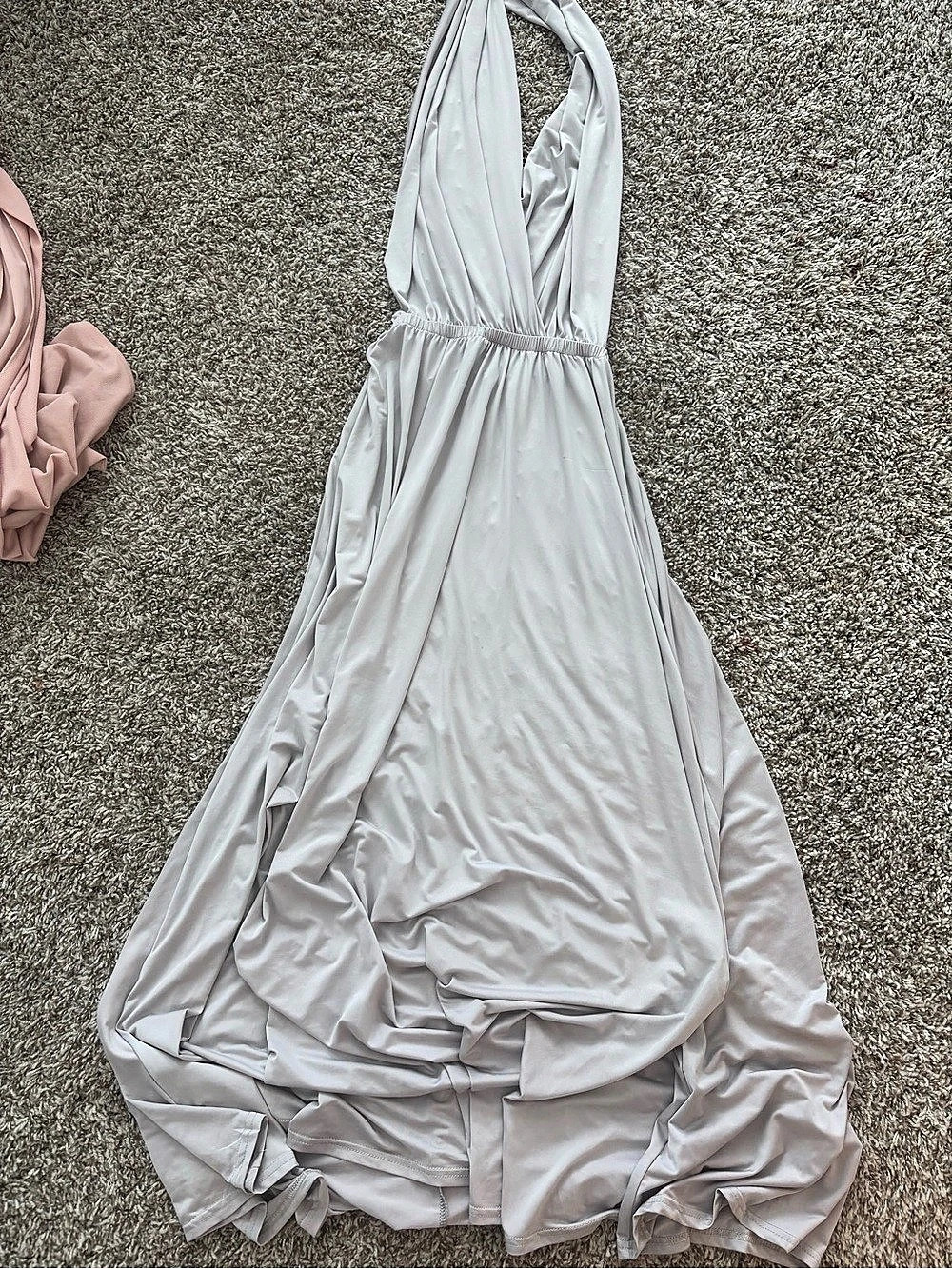 Bion Cash Maxi Dress in Gray Size XS NWT